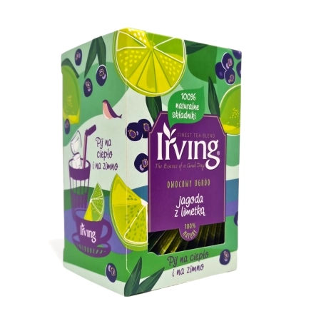 Herbata IRVING jagoda i limetka 20 torebek